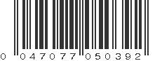 UPC 047077050392