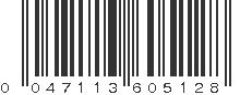 UPC 047113605128