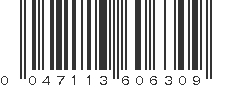 UPC 047113606309