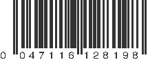 UPC 047116128198