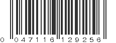 UPC 047116129256