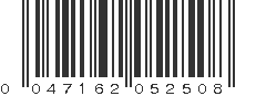 UPC 047162052508