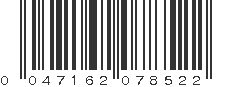 UPC 047162078522