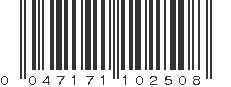 UPC 047171102508