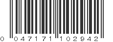 UPC 047171102942