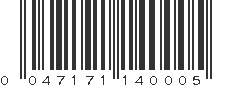 UPC 047171140005