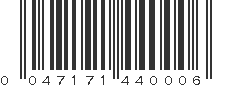 UPC 047171440006