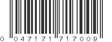 UPC 047171717009