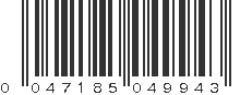 UPC 047185049943