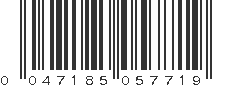 UPC 047185057719