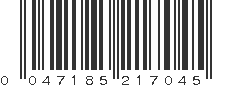 UPC 047185217045