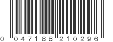 UPC 047188210296