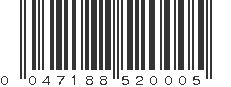 UPC 047188520005