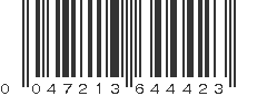 UPC 047213644423
