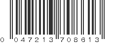 UPC 047213708613