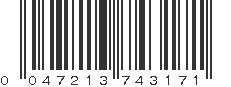 UPC 047213743171