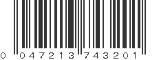 UPC 047213743201