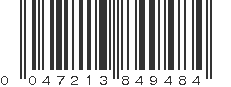 UPC 047213849484