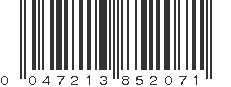 UPC 047213852071