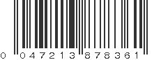 UPC 047213878361