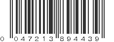 UPC 047213894439