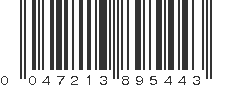 UPC 047213895443