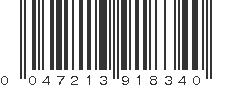 UPC 047213918340