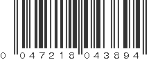 UPC 047218043894