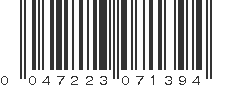 UPC 047223071394