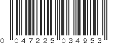 UPC 047225034953