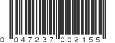 UPC 047237002155