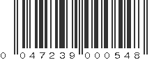 UPC 047239000548