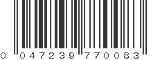 UPC 047239770083