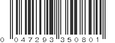 UPC 047293350801