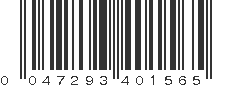 UPC 047293401565