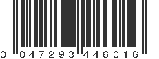 UPC 047293446016