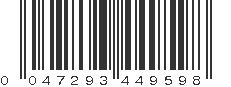 UPC 047293449598