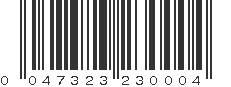 UPC 047323230004