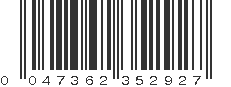 UPC 047362352927