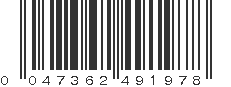 UPC 047362491978