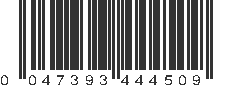 UPC 047393444509