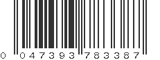 UPC 047393783387