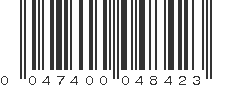 UPC 047400048423