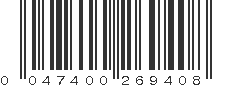 UPC 047400269408