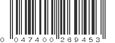 UPC 047400269453