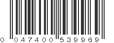 UPC 047400539969