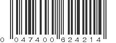 UPC 047400624214