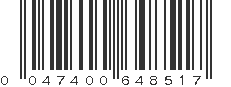 UPC 047400648517