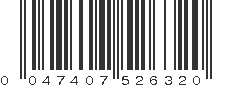 UPC 047407526320