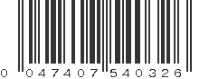 UPC 047407540326